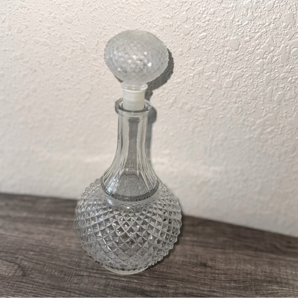 Vintage Glass Decanter Made in Belgium 0.5 L